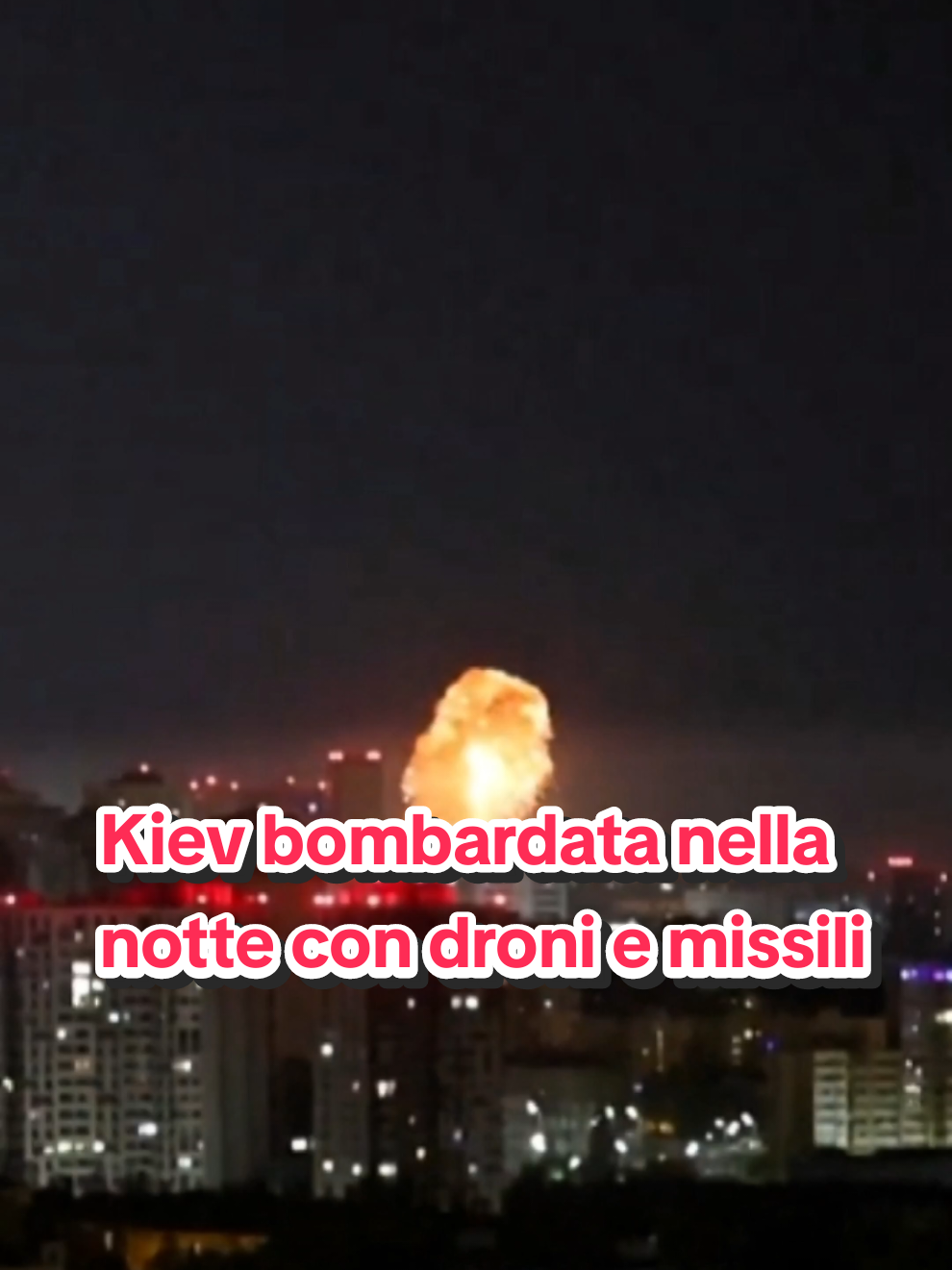 Kiev a été bombardé dans la nuit avec des drones et des missiles, la ville a également frappé