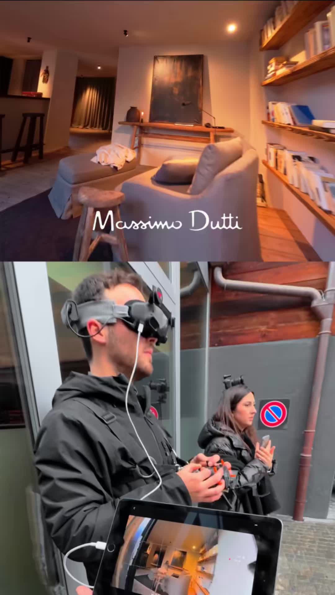 BTS de la publicité las que nous avons faits Akira pour Massimo Dutti avec notre