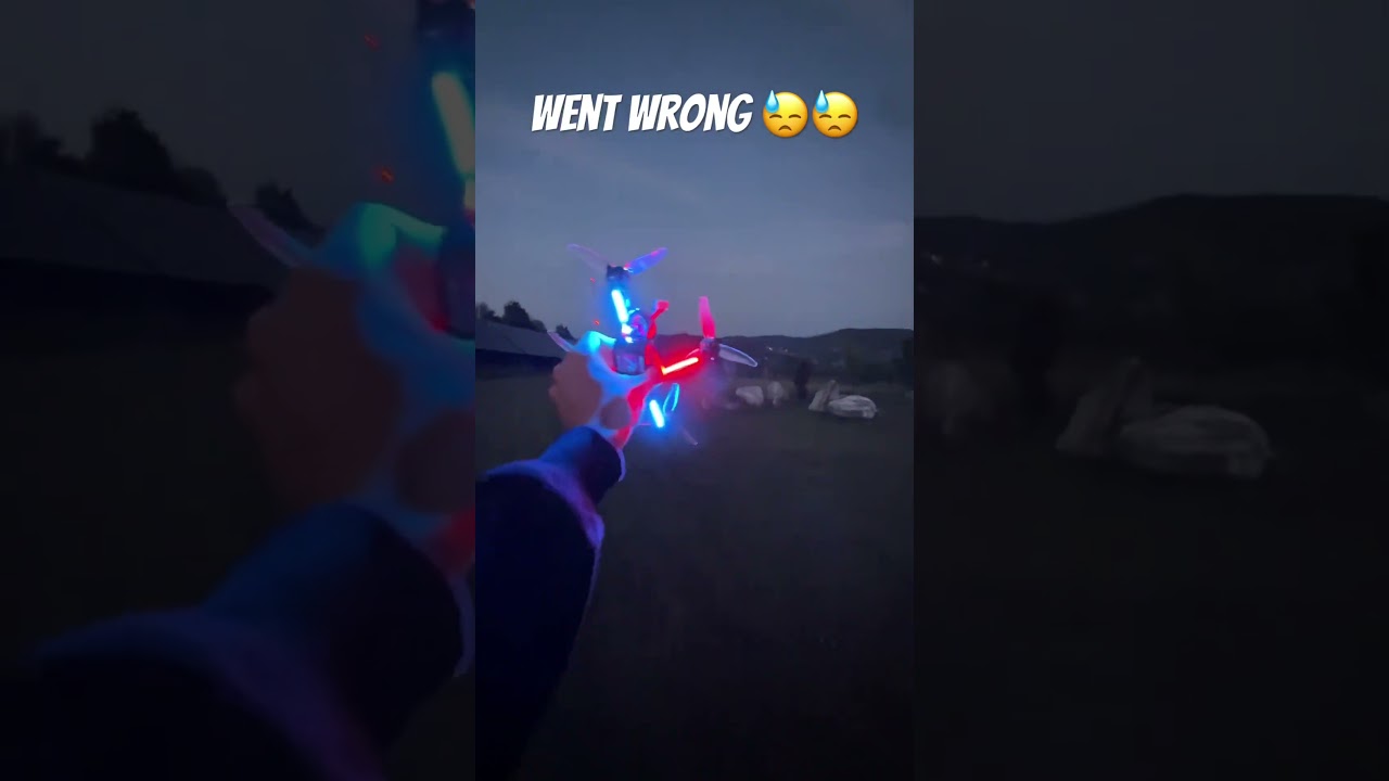 Drone Racing Launch went wrong 😓😞🤯 Hit a rock at 200km/h.  #mckfpv #fpv #fpvdrone #drone #sendit
