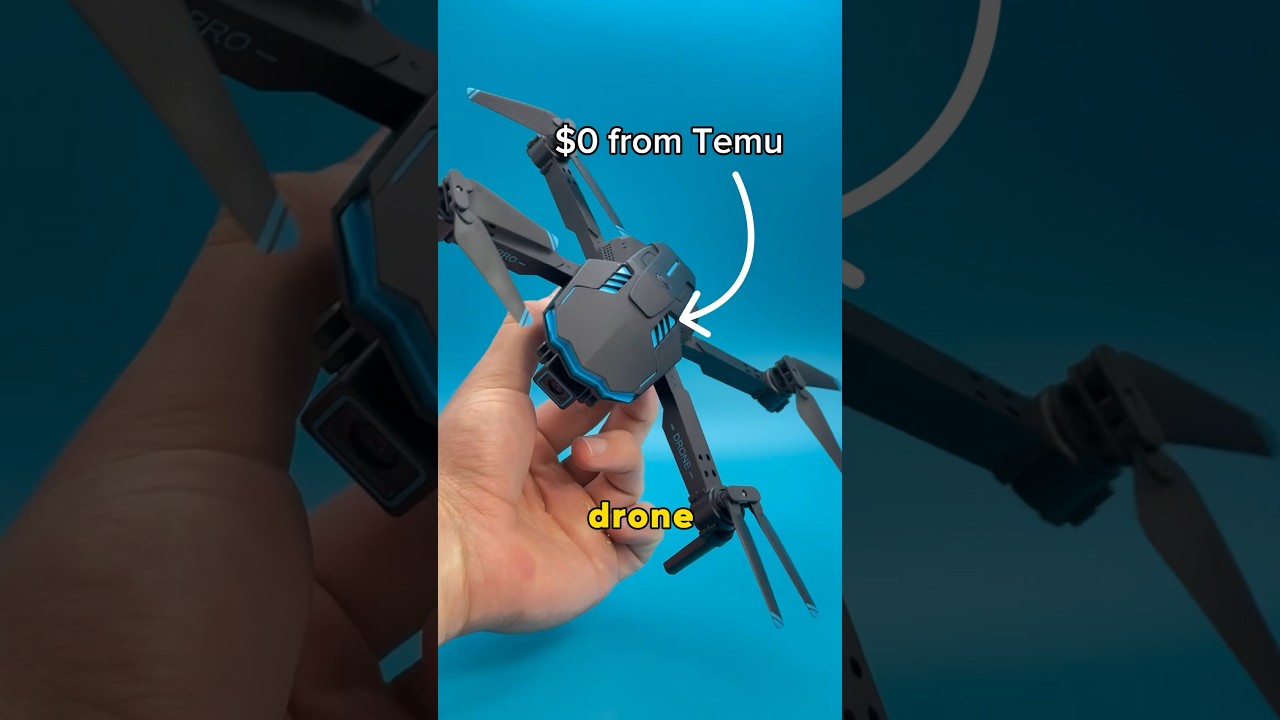 Testing Temu’s “free drone” (unsponsored)