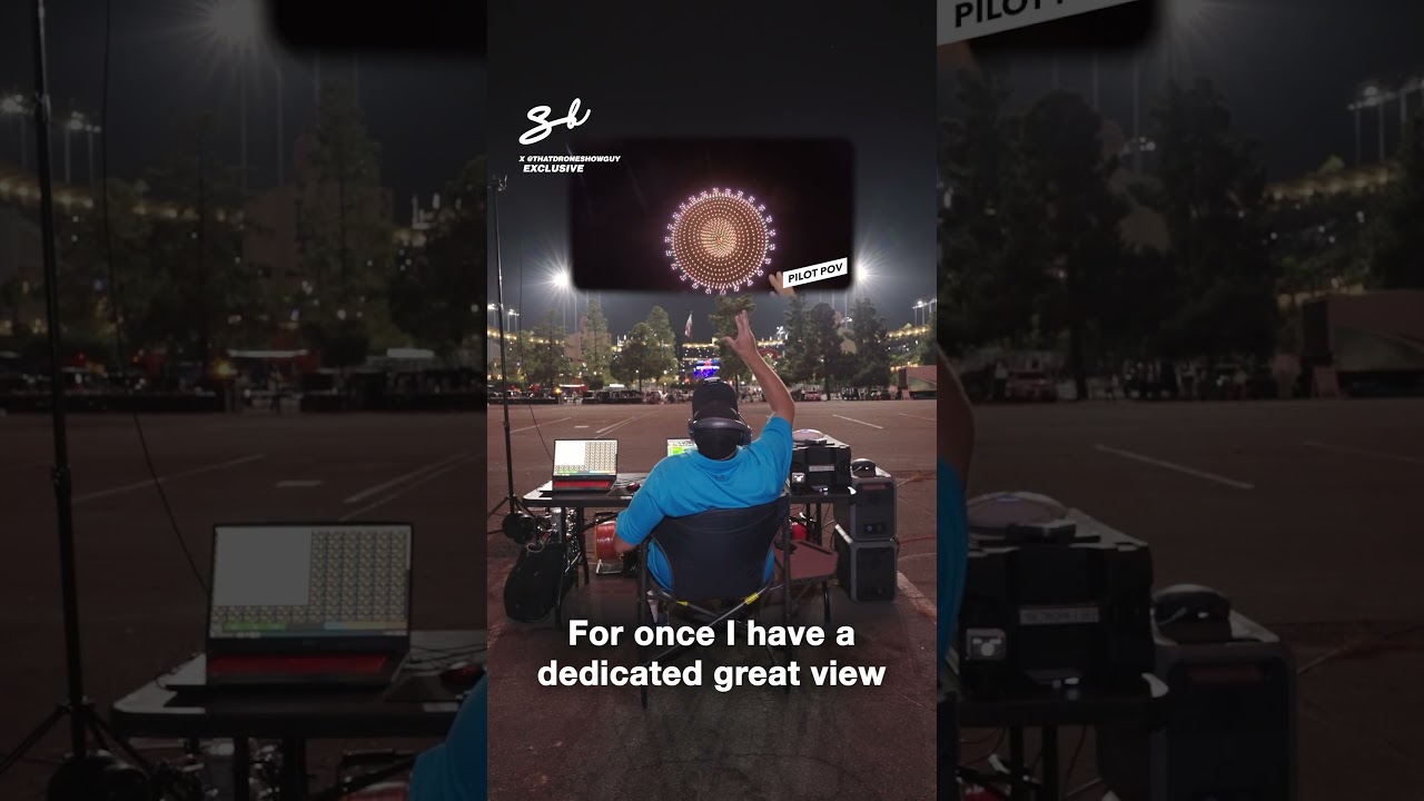 This guy controls 1,000 drones simultaneously 🤯👏  #supercarblondie #drone #droneshots