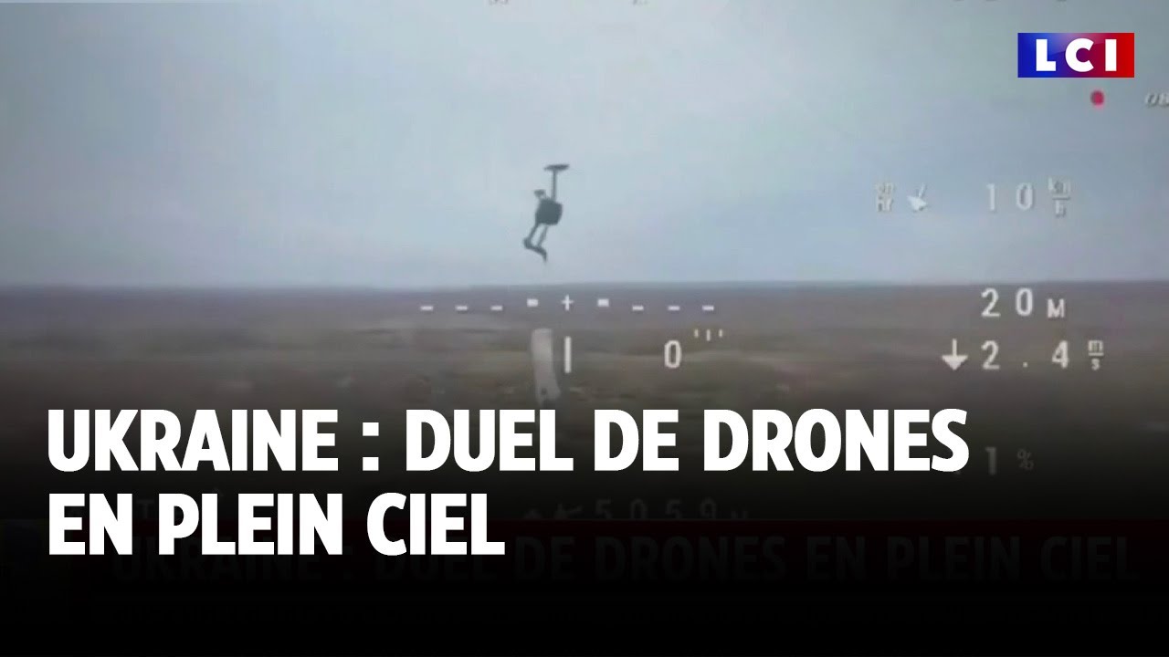 Ukraine : duel de drones en plein ciel｜LCI