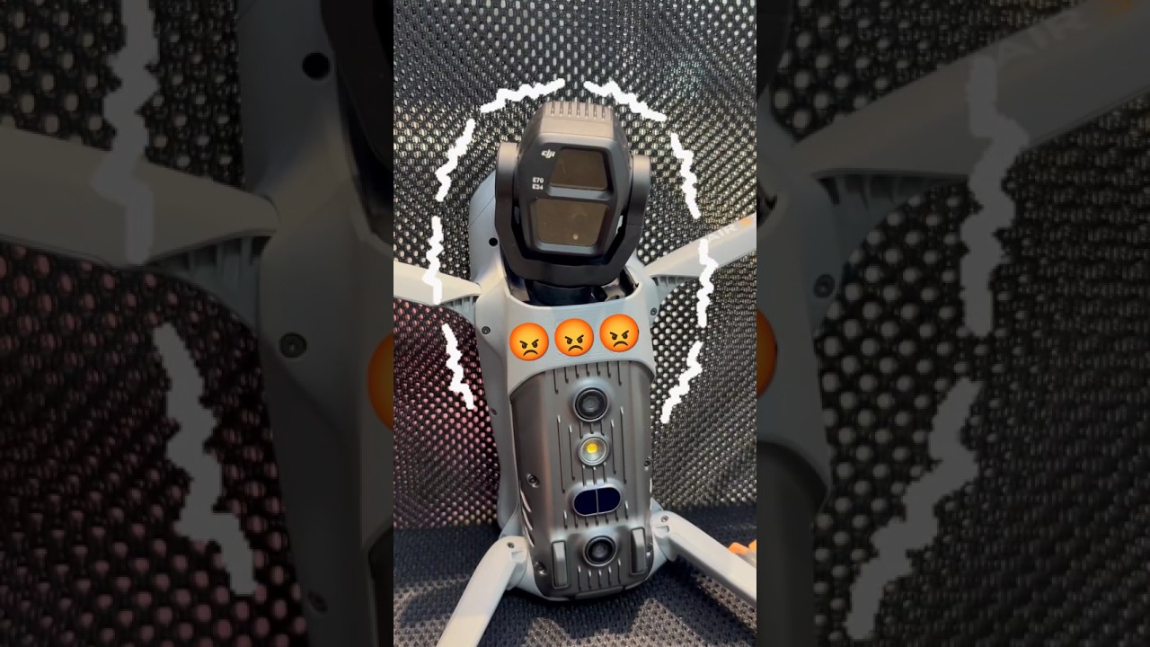 Dji Air 3S Gets Angry At Drone Crash 😡😂 #dji #shorts #shortsfeed #viralshorts #youtubeshorts #foryou
