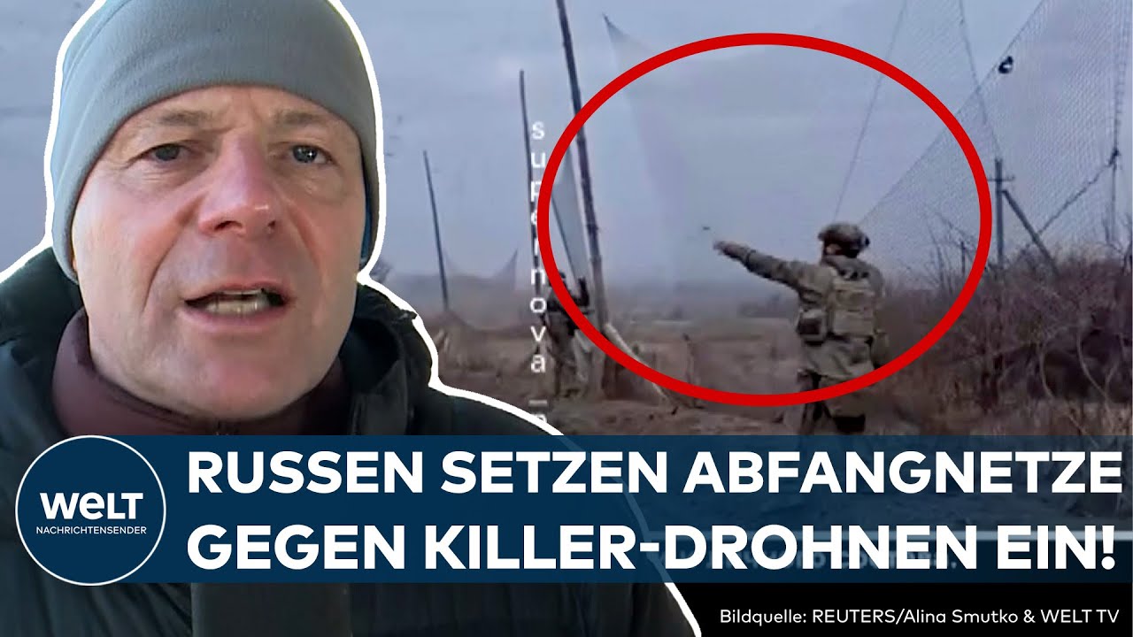 PUTINS KRIEG: Abfangnetze gegen ukrainische Killer-Drohnen! Russen setzen auf neue kuriose Methode