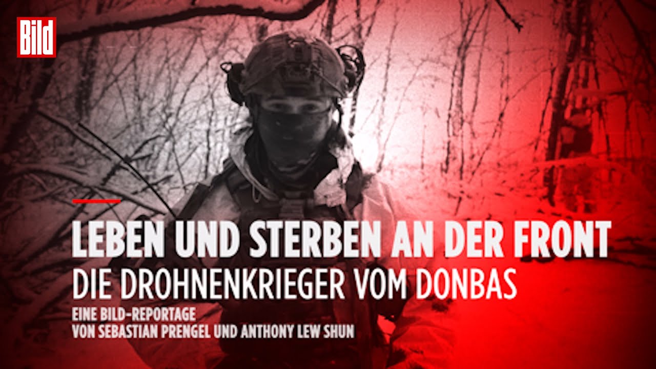 UKRAINE-KRIEG: Der brutale Kampf der Drohnenkrieger vom Donbas