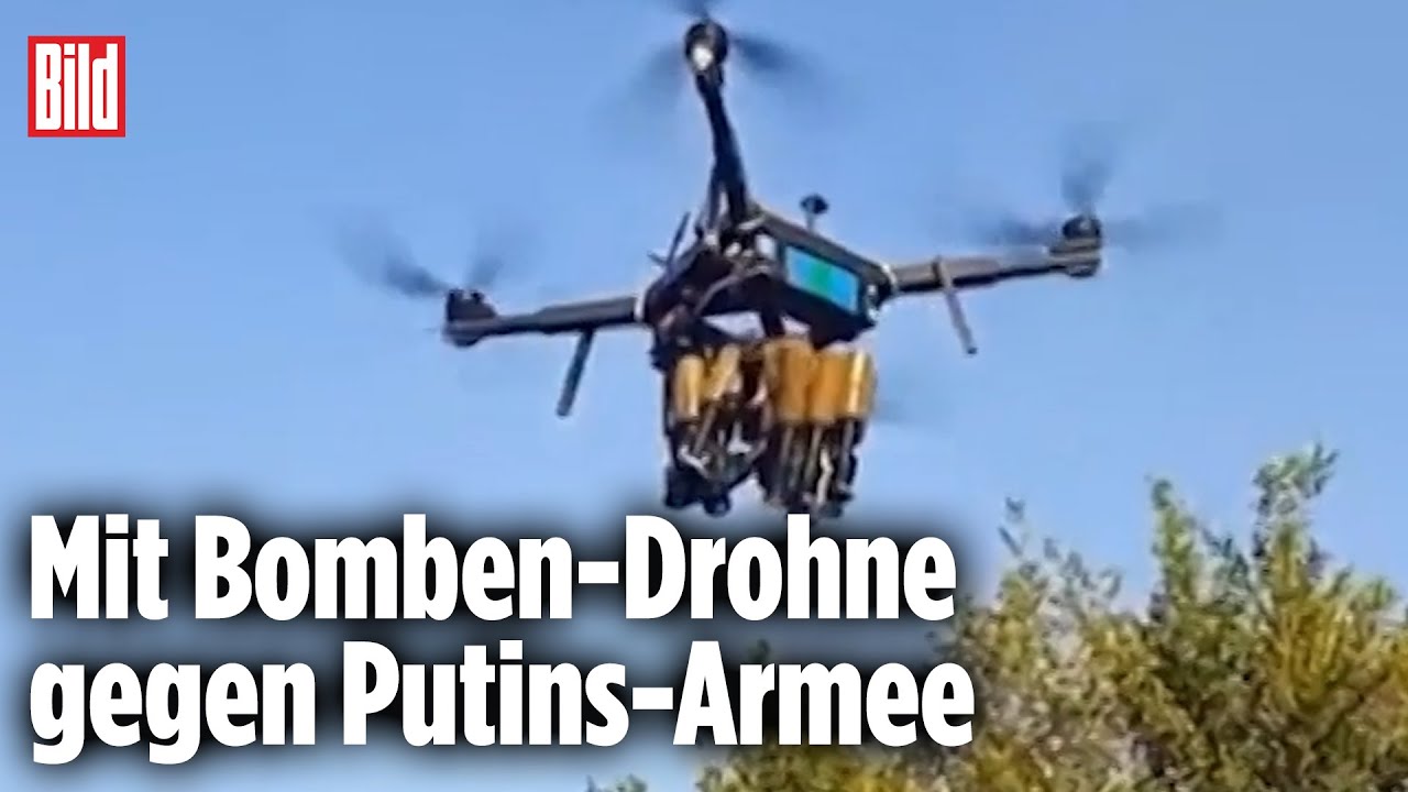 Ukrainer improvisieren Granaten-Drohne | Ukraine-Krieg