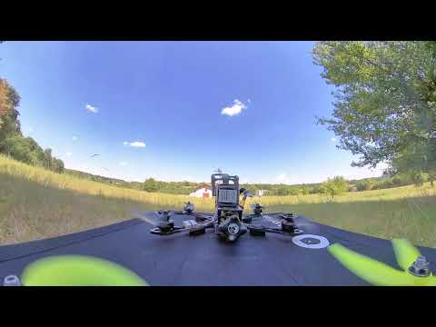 Premier essai Insta360 One R avec capteur 360 sur un drone racer