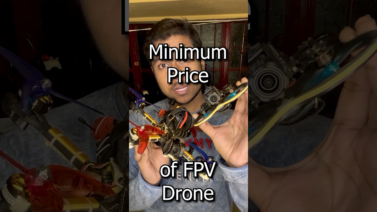 Minimum Price of FPV Drone in India | #drone #fpvdrone #fpv