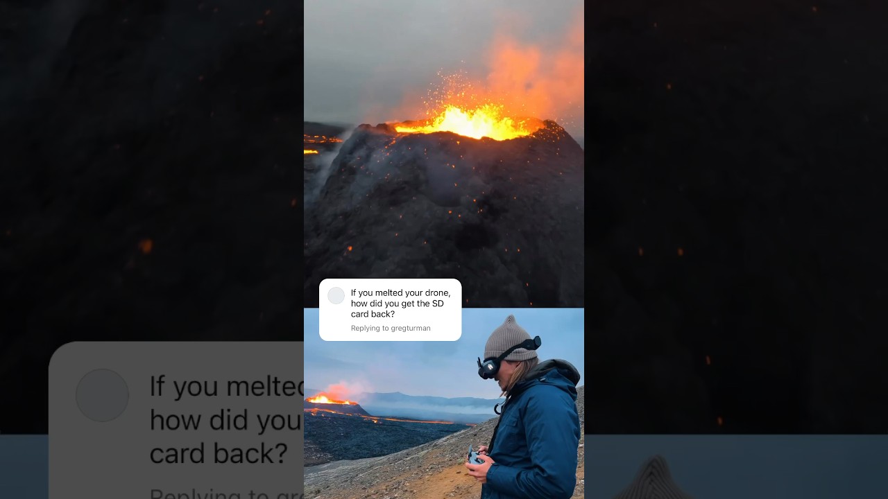 Drone VS Volcano FULL VIDEO #volcano #fpv #iceland