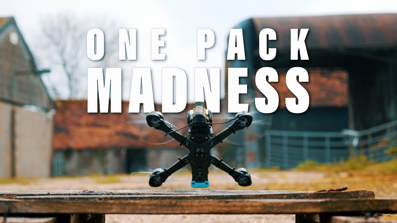 ONE PACK MADNESS! | FPV Drone Uncut Freestyle