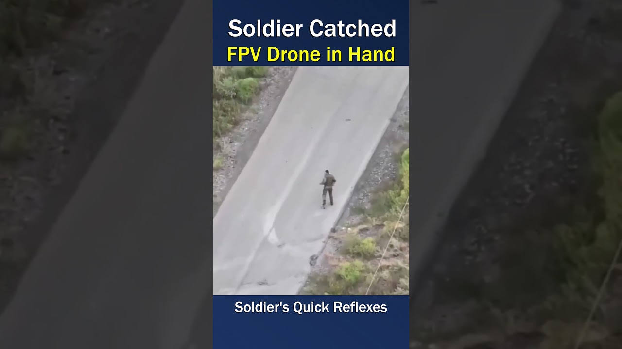 Brave Soldier Catches FPV Drone – A Fatal Decision