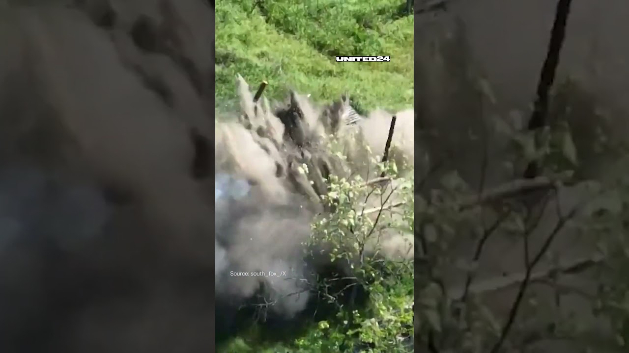 Ukrainian FPV drone with 1.5-kg thermobaric warhead folds Russian bunker like a house of cards #war