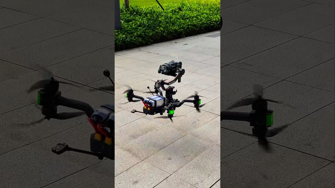Amazing !! Dji Mavic 4pro Carried by Drone Racing #shorts #mavic4pro #dji #drone #fvp #dronevidio