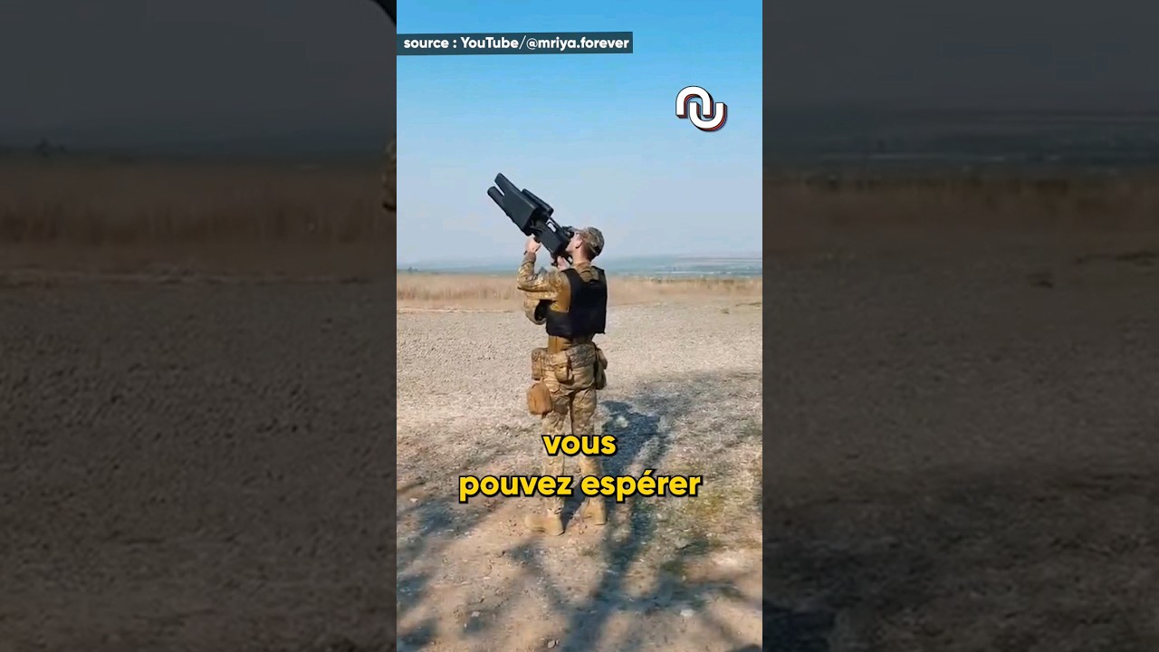 Ce viseur intelligent est redoutable pour abattre des drones de combat #shorts