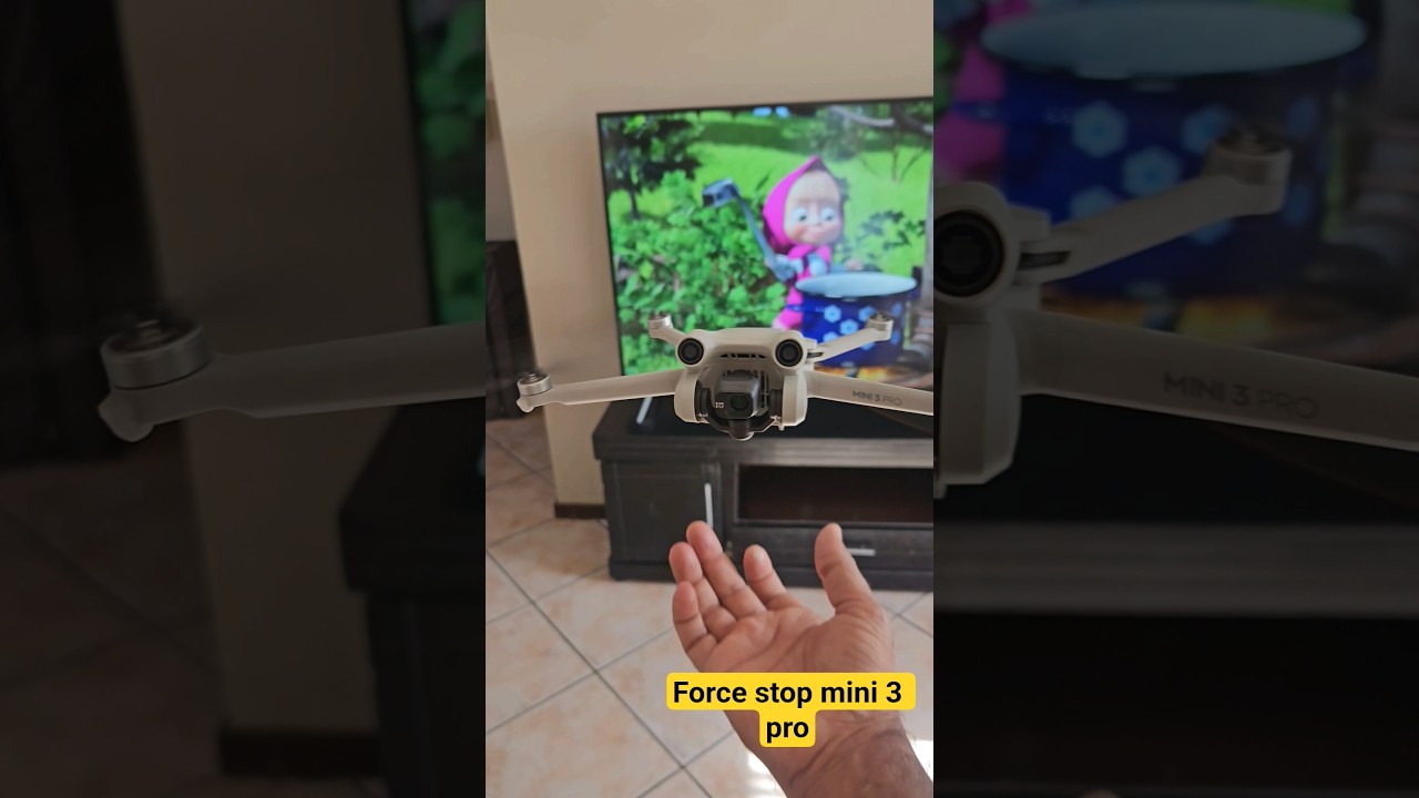 How to Force Stop mini 3 pro😇 #drone