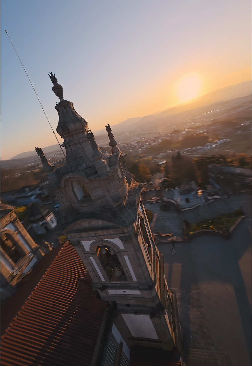 Coucher de soleil chez Bom Jésus - Braga