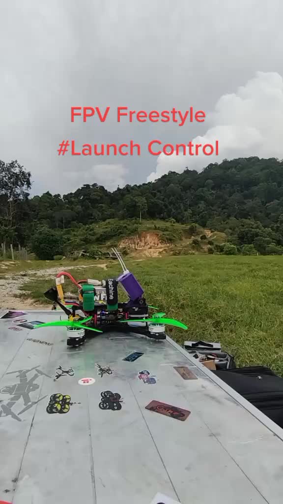 Configuration de la commande de lancement sur mon FPV Freestyle Quad 5inch