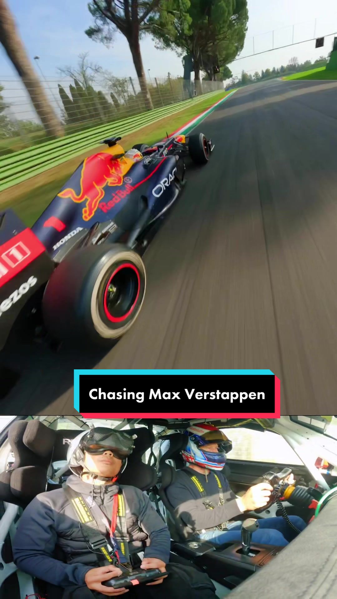 Max Verstappen + Red Bull F1 Car + FPV Drone = Regardez pendant que je le poursuit dans un PORSC