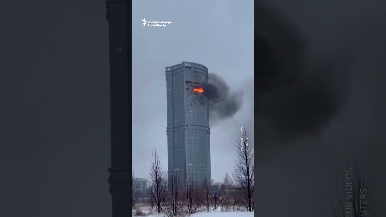 Drones Hit High-Rises In Russia, Moscow Blames Ukraine