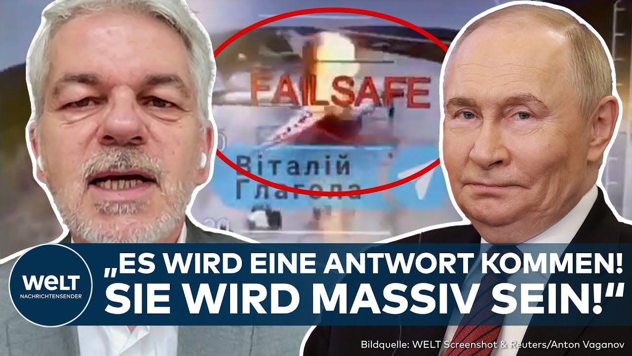KIEWS DROHNENSCHLAG: Putins Rache "wird massiv sein"! Russlands Nuklearstrategie ins Mark getroffen