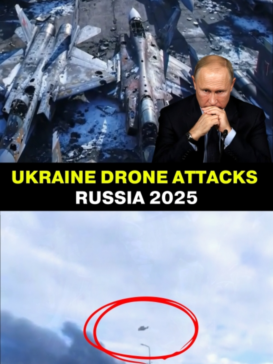 "Opération Spiderweb: les drones de l'Ukraine déciment les aérodromes russes!" "Dro invisible