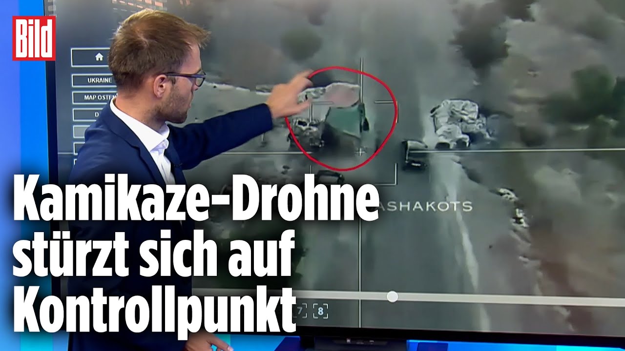 Putins Hightech-Drohne attackiert Zivilisten – Ukraine-Krieg | BILD Lagezentrum