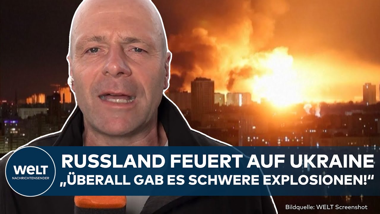 PUTINS KRIEG: "Schwere Explosionen!" Raketen und Drohnen! Heftige Angriffe auf gesamte Ukraine