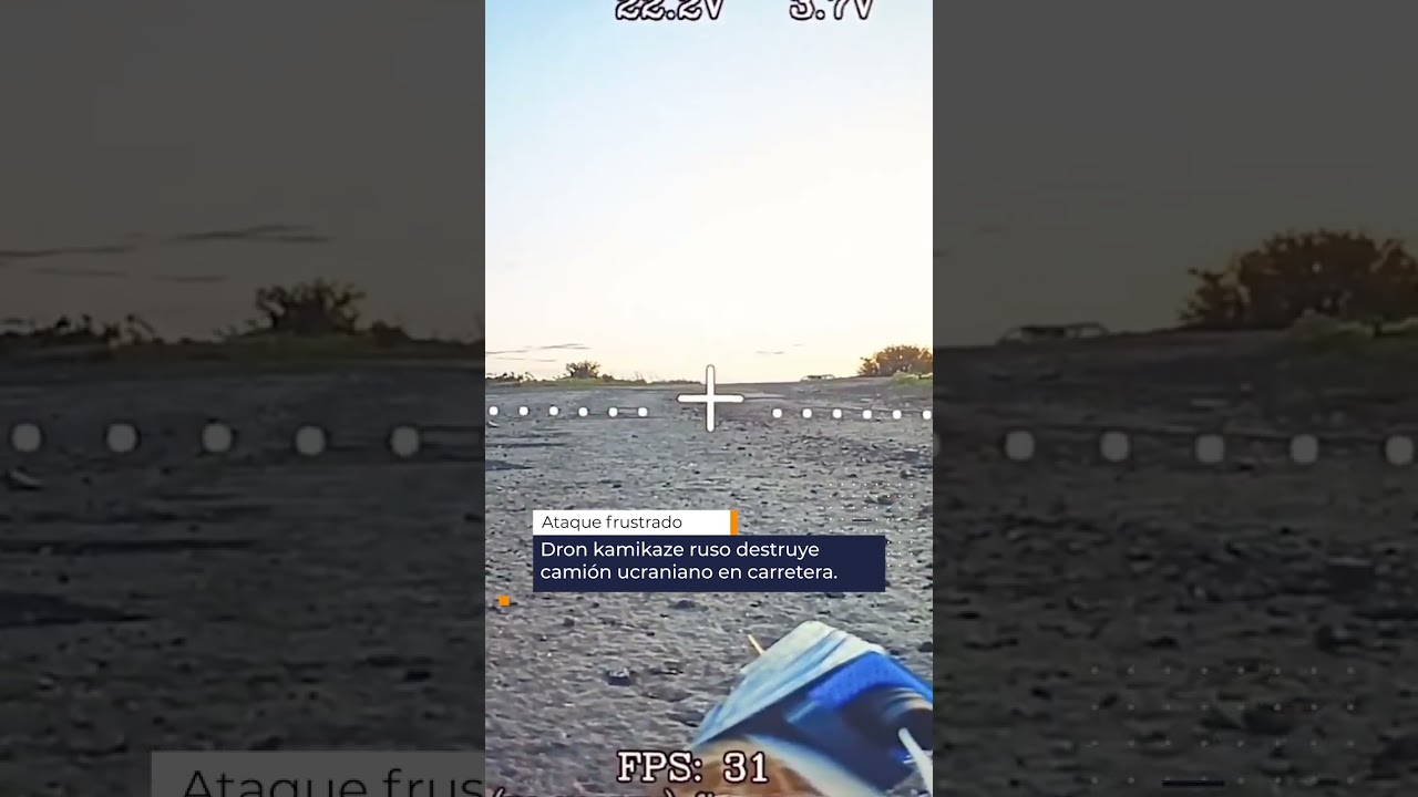 🇺🇦🇷🇺 Emboscada desde el cielo | Dron ruso ataca con precisión mortal