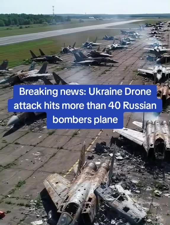 L'Ukraine prétend avoir plus de 40 bombardiers russes dans un drone attac