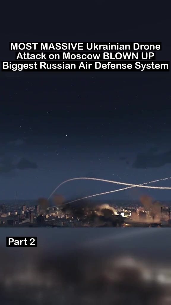 Partie 2 - Attaque de drones ukrainiens la plus massive contre Moscou a fait exploser le plus grand russe