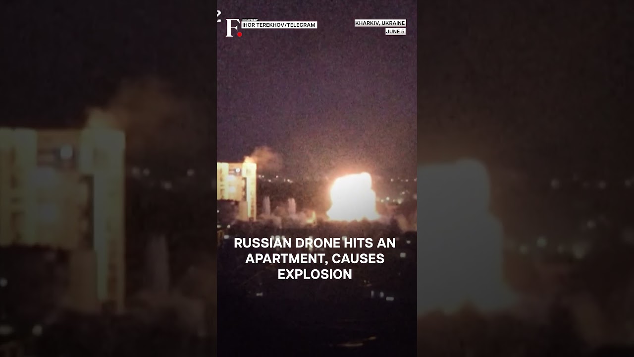 Moment: Explosions In Ukraine During Russian Drone Attack | Subscribe to Firstpost | N18G