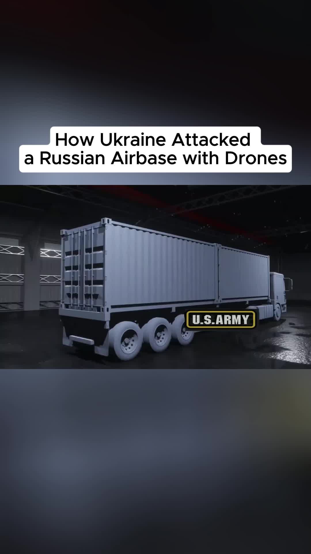 Comment l'Ukraine a attaqué une base aérienne russe avec des drones