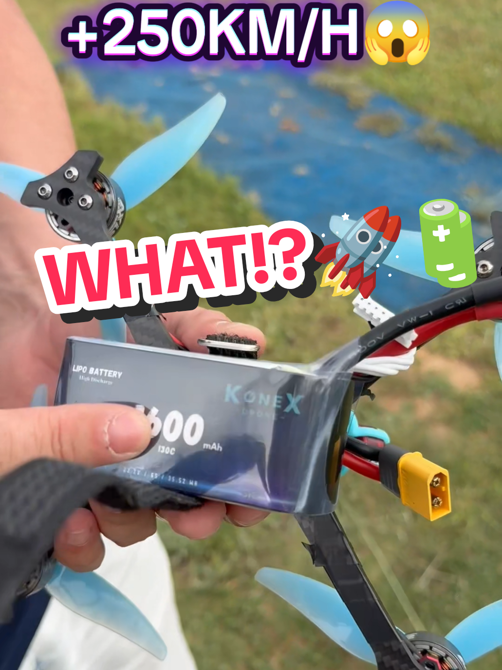 OH MON DIEU! + 250 km / h Cette batterie est vraiment puissante