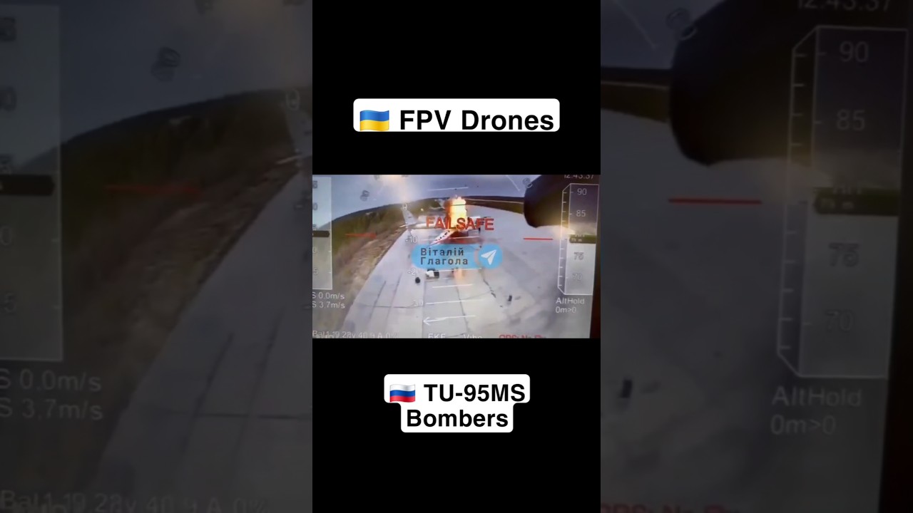 FPV Drones taking out Parked Jets