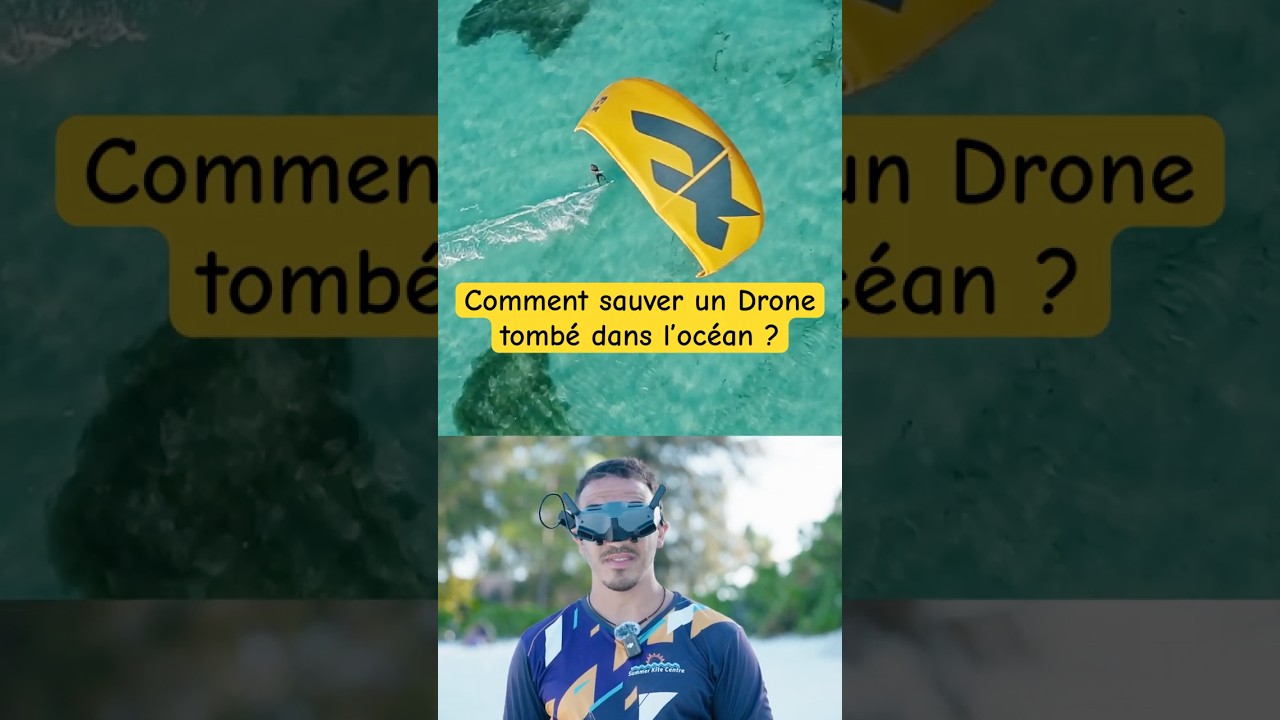 Comment sauver son Drone tombé dans l’océan ? #viral #video #drone #fpv #crash #ocean
