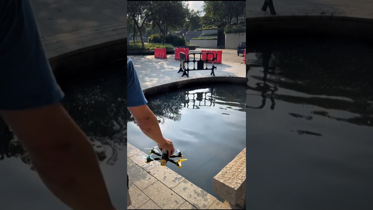 FPV Drones are built different 😳🌊 #dji #shorts #shortsfeed #viralshorts #youtubeshorts #foryou #fpv