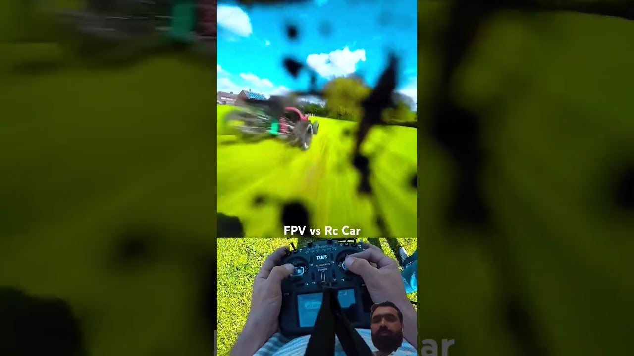 Fp Drone vs Rc Car Race #fpv #fantazyfpv #fpvdrone #automobile #drone #fpvfreestyle #fpvdji