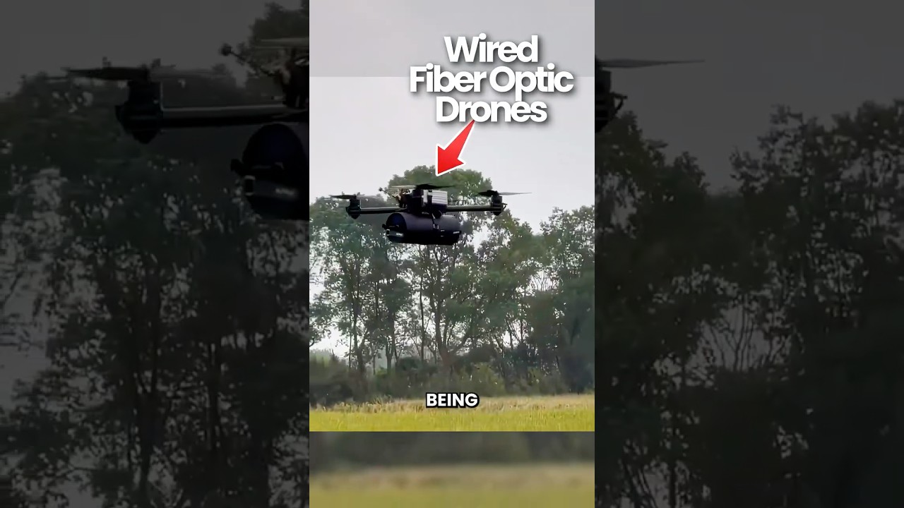 Wired Fiber‑Optic Drones