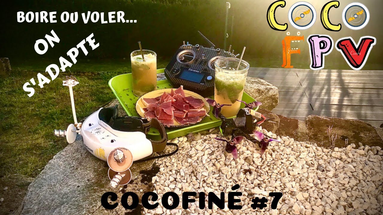 COCOFINÉ #5 on prend racine dans le jardin (fpv racer in the garden)