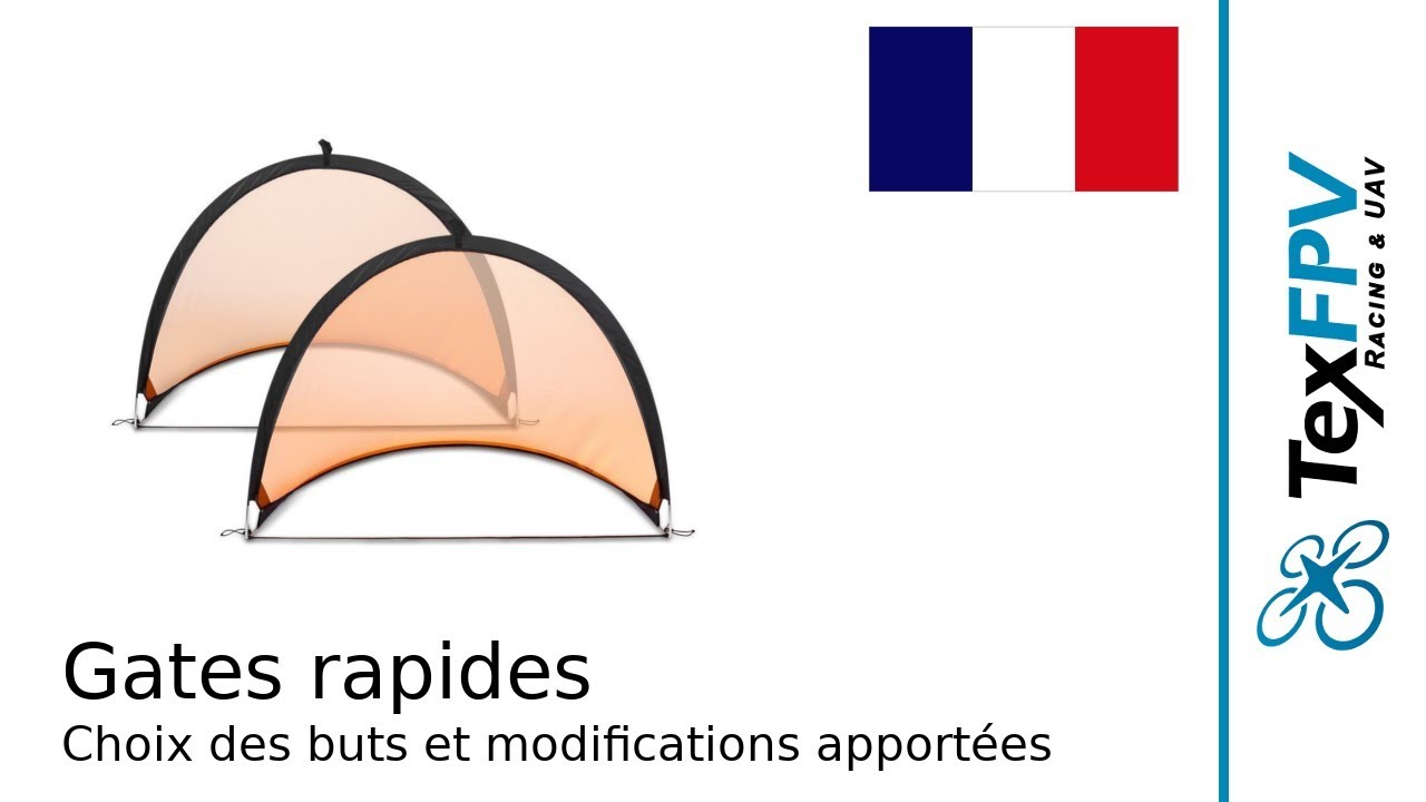 Gates d'entraînement FPV racing maison