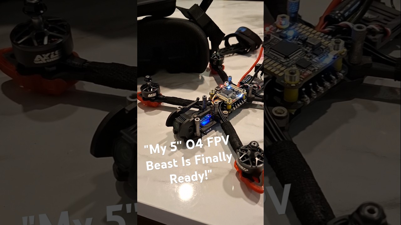"My 5'' O4 Lite FPV Beast Is Finally Ready!" #fpv #drone ##geprc #djio4 #axisflying