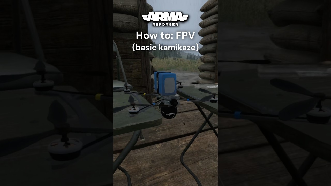 How to FPV Kamikaze in Arma Reforger #armareforger #gaming #gameplay #ps5 #pc #xbox #modded #howto