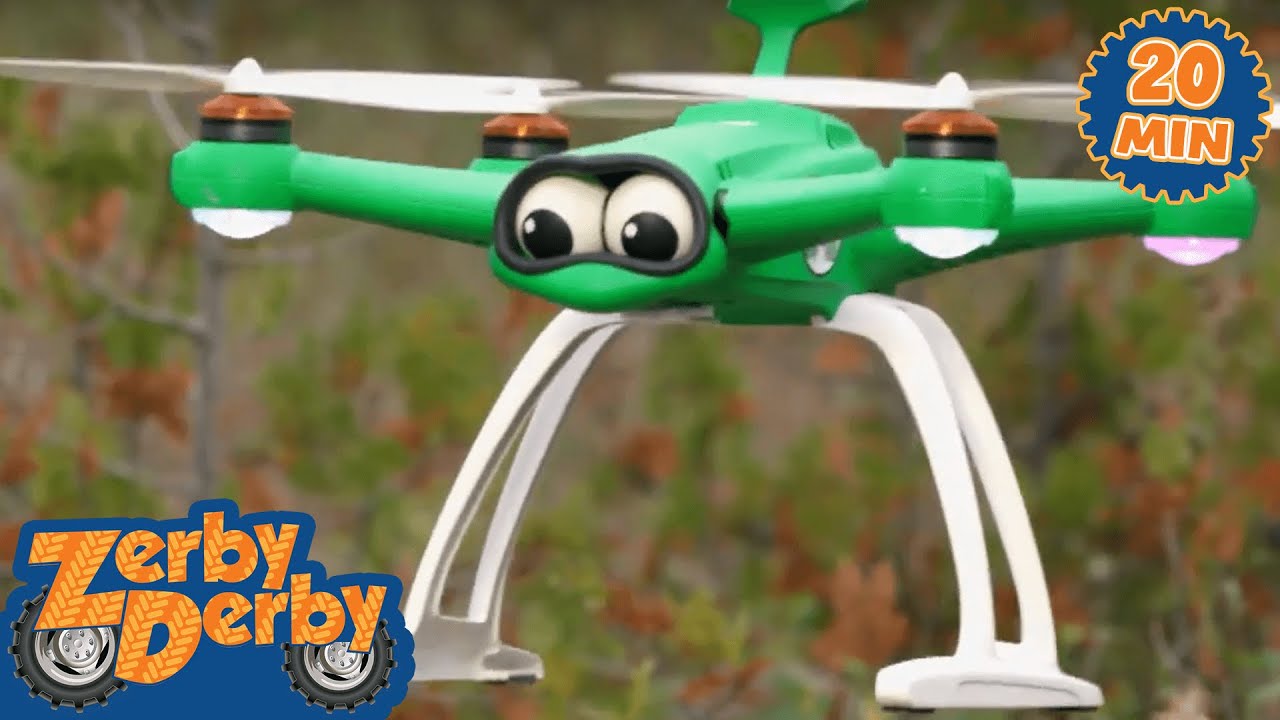 Zerby Derby |🚗| ZACK PLAYS HIDE & SEEK WITH DOTTY THE DRONE |🚚| Season 3 | Full Episodes