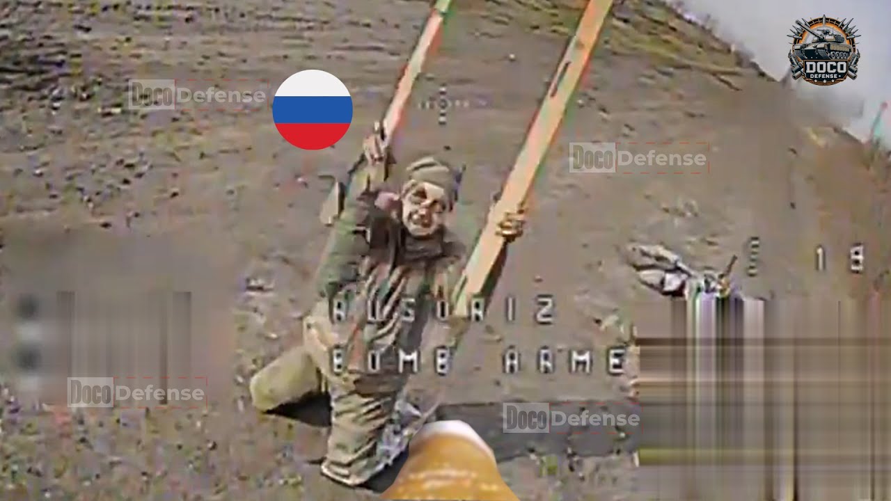 Ukrainian FPV Drones Target Fleeing Russian Soldiers In Heated Battlefield