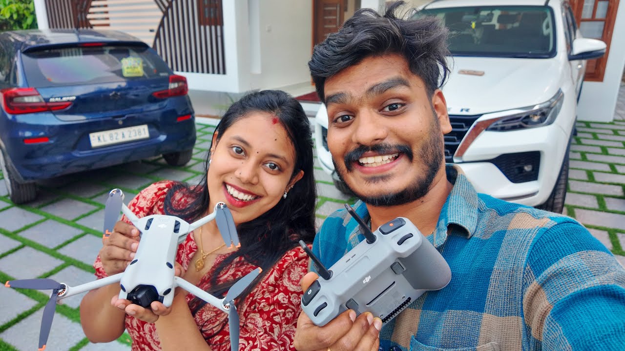 FIRST TIME DRONE  FLY 🤣