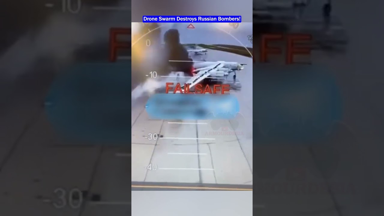 Drone Strikes Deep:  Russian Bombers Destroyed in Drone Attack!