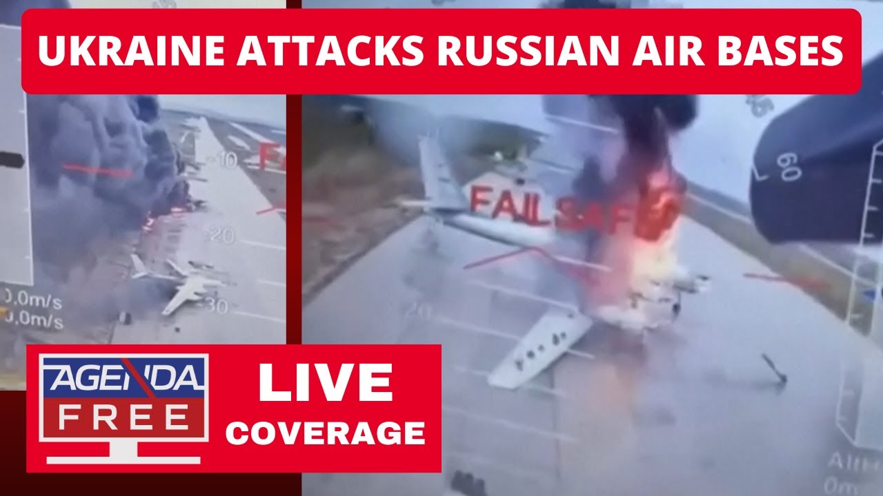 Ukraine Attacks Russian Air Bases with Drones, Destroys Bombers - LIVE Breaking News Coverage
