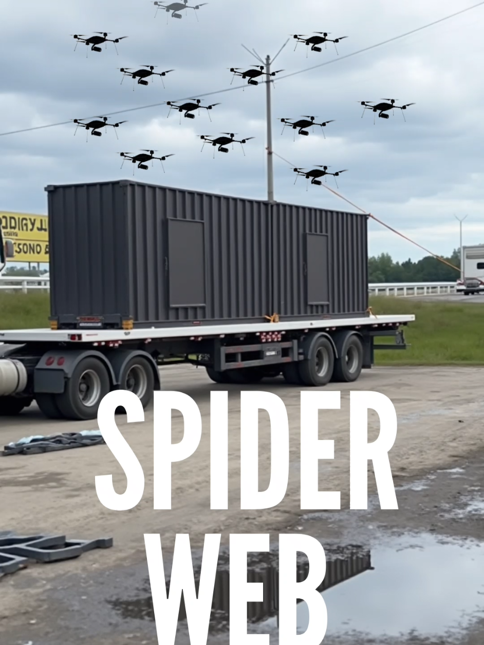 Celui que vous n'avez pas vu! Comment était le processus de drones ukrainiens sur des camions? En