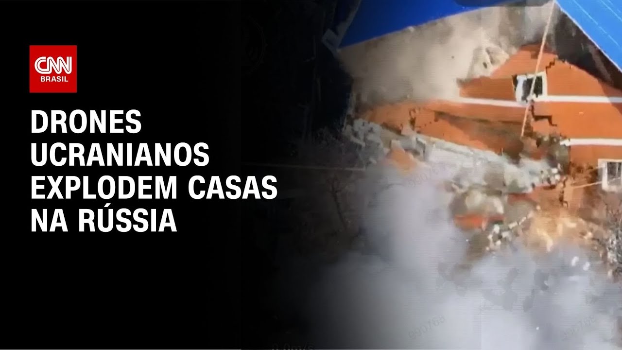 Vídeo mostra drones ucranianos explodindo casas na Rússia | CNN BRASIL
