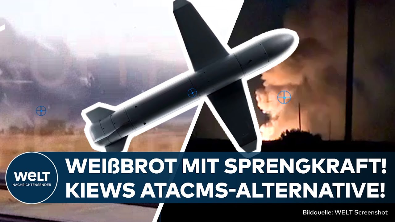 UKRAINE-KRIEG: Raketen-Drohne "Palianytsia"! Jetzt sind Putins Luftwaffenbasen in Reichweite Kiews!